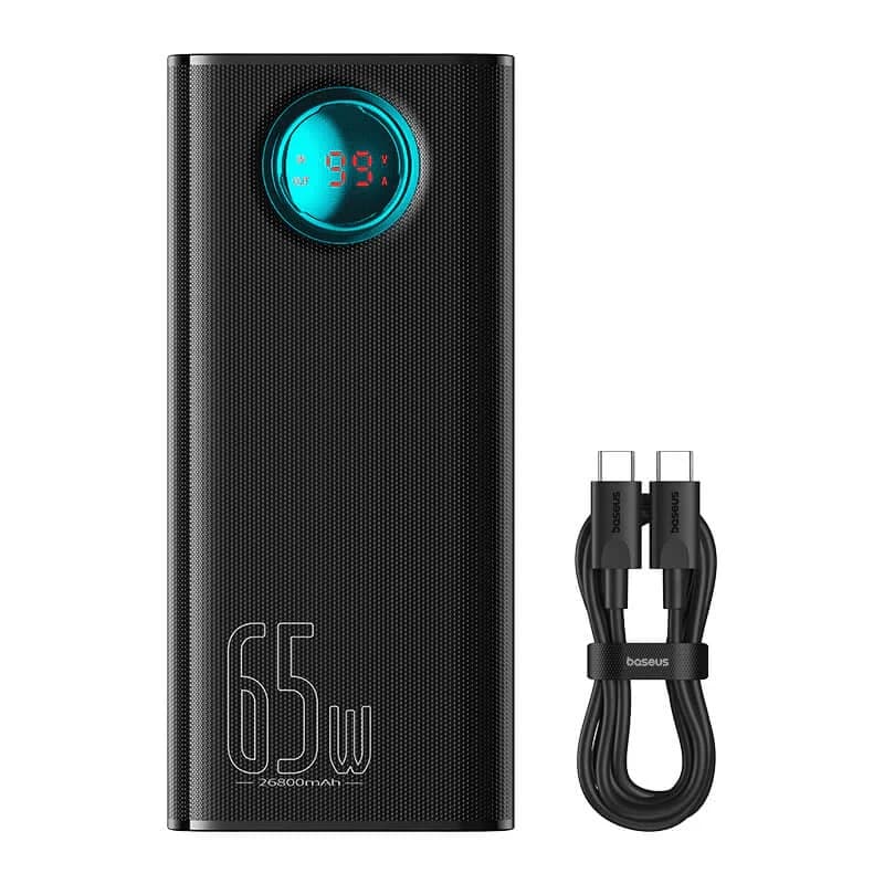 Baseus 26800mAh 65W Fast Charge Power Bank with Digital Display