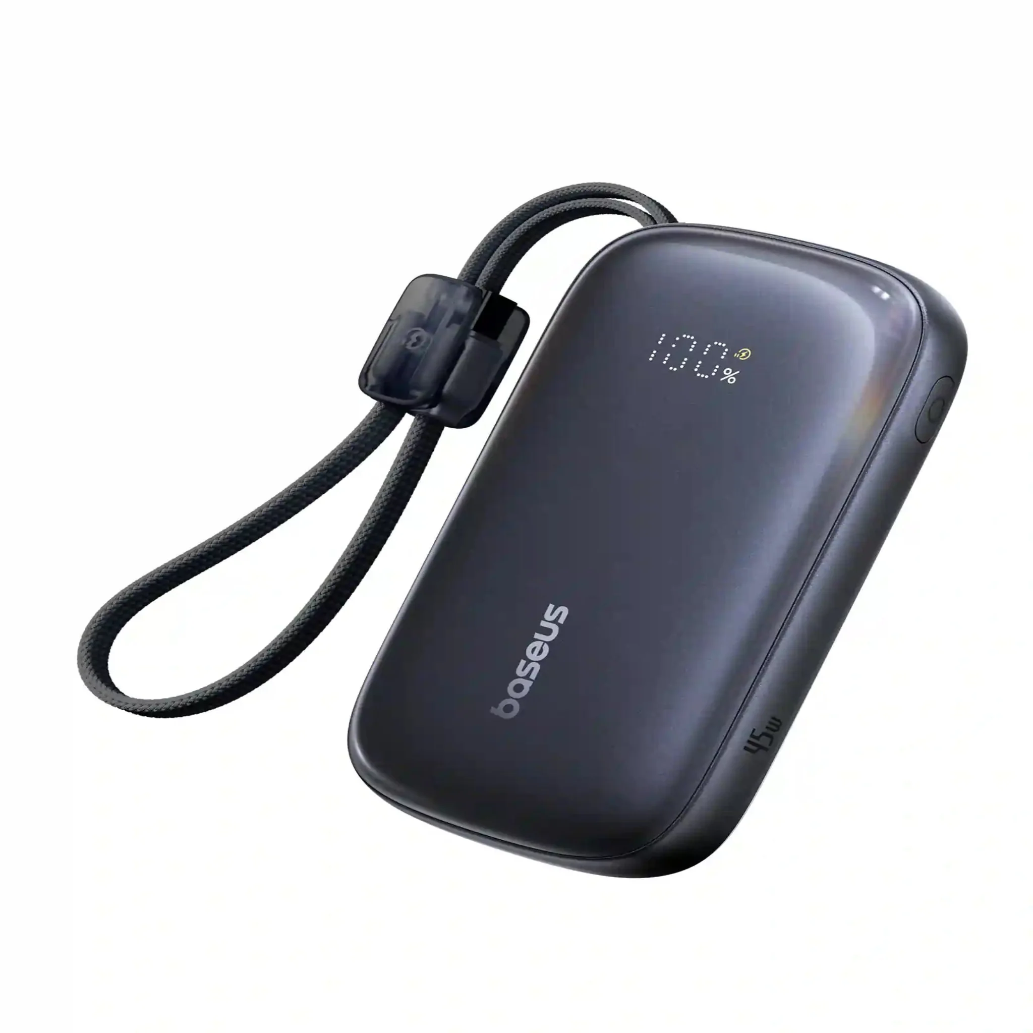 Baseus Enerfill FC21 Qpow 3 Power Bank with Detachable Cable - 20000mAh - 45W - Cosmic Black