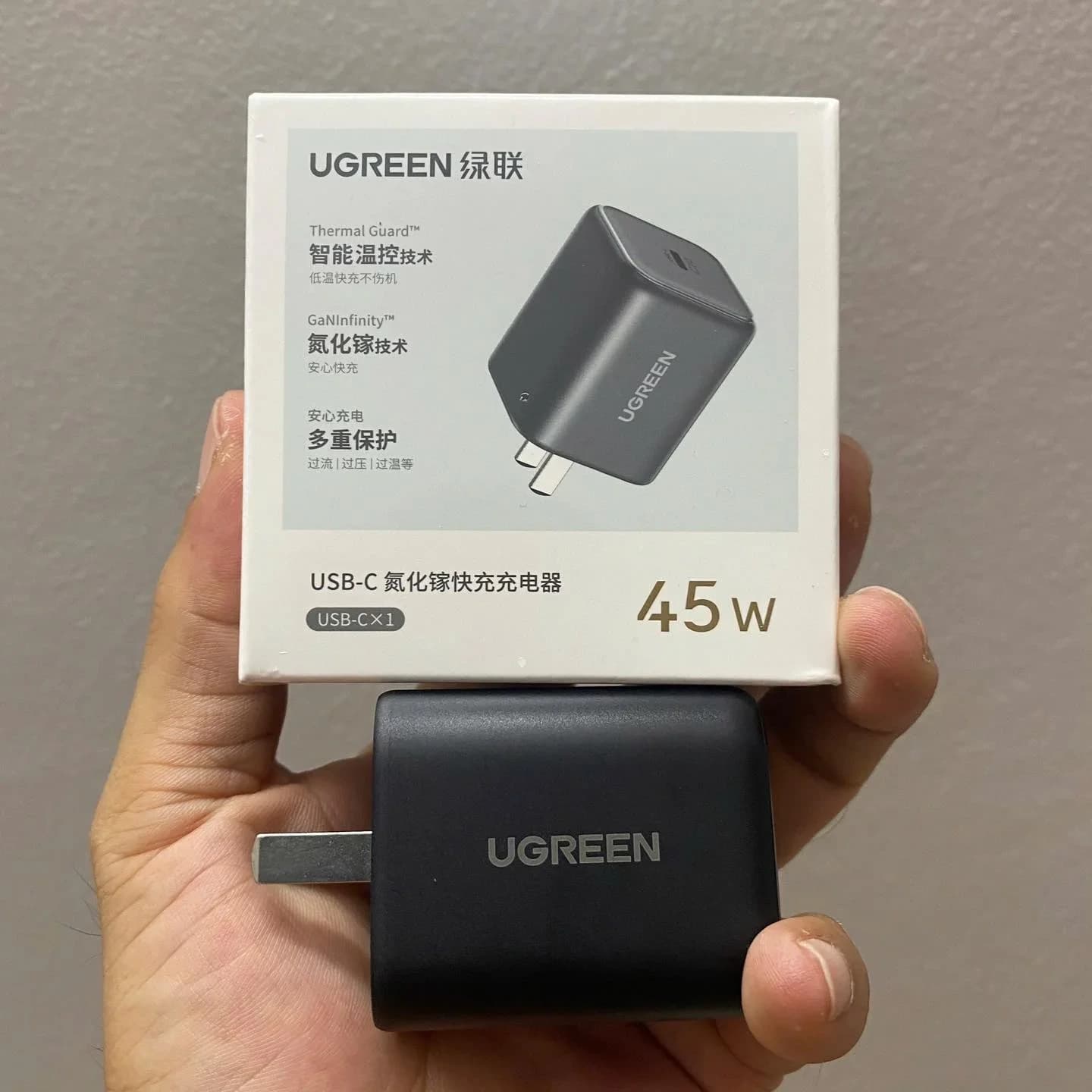 Ugreen 45w Gan Infinity USB-C Wall Adapter – 65165/65050B